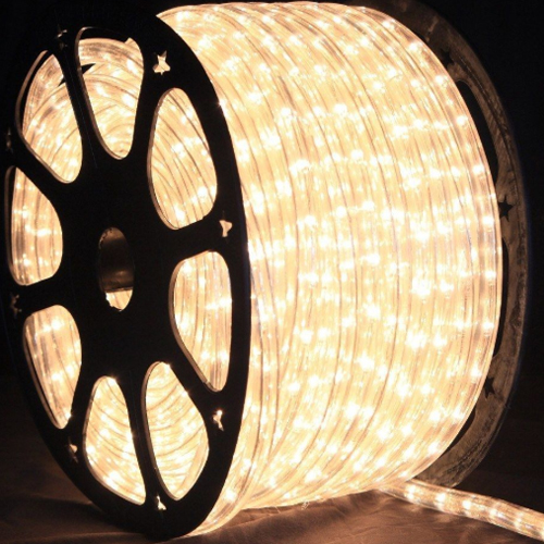 Mangueira de Led Branco Quente - Rolo com 50 Metros - Bivolt