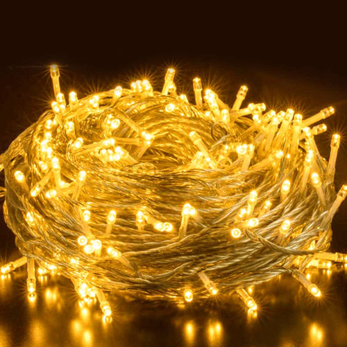 Pisca Pisca 10 Metros com 100 Leds Branco Quente - 220 Volts