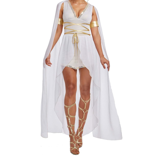 Fantasia Adulto Deusa Grega Luxo G