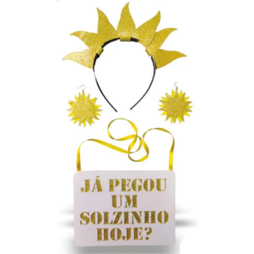 Kit Bloquinho de Carnaval Completo - Já Pegou um Solzinho Hoje?