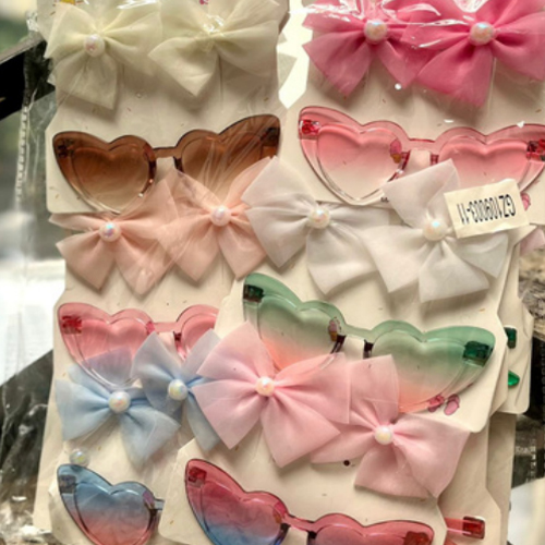 Kit Luxo Óculos Acrílico com 2 Laços