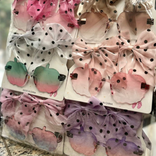 Kit Luxo Óculos Acrílico com 2 Laços