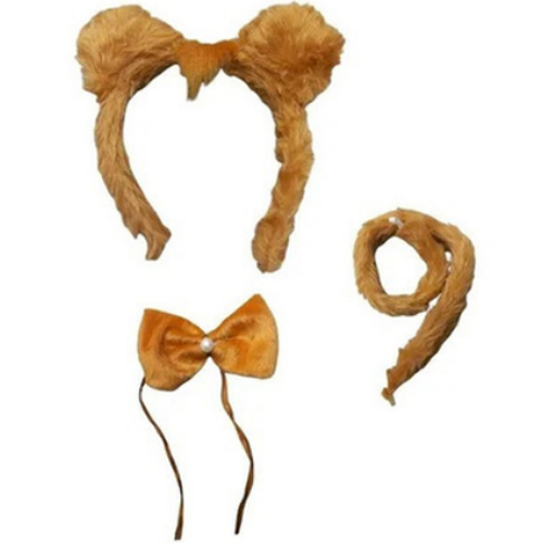 Kit Para Fantasia Leãozinho Em Pelúcia