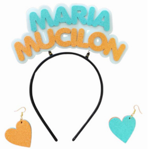 Kit Tiara e Brinco - Maria Mucilon