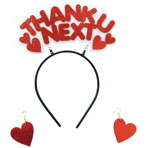 Kit Tiara e Brinco - Thank u Next