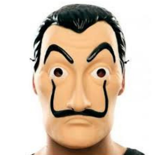 Máscara Plástica La Casa de Papel - Para Festas