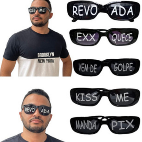 Óculos com Frases - Para Festas