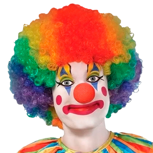 Peruca de Palhaço - Para Festas