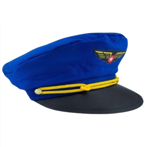 Quepe Aviador Azul - Para Festas