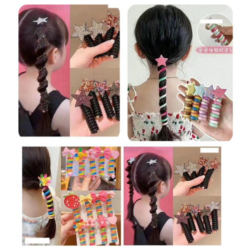 Rococo Colorido e Preto com Estrela de Strass