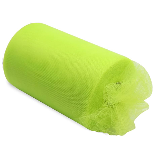 Rolo de Tule com 50 Metros e 1,20 Metros de Largura Verde Limão