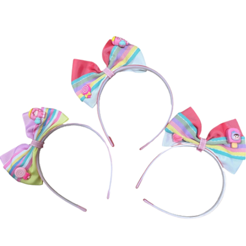 Tiara Luxo Laço Lateral Importada - Para Festas