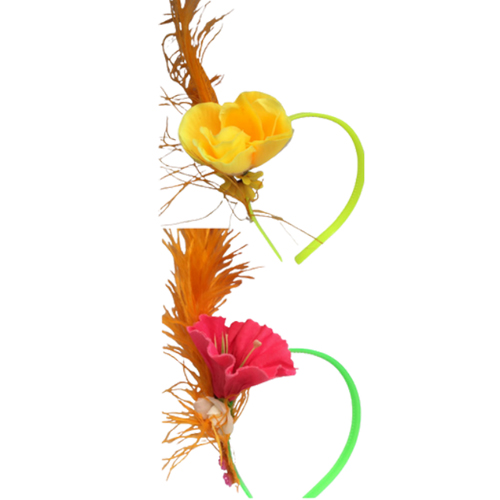 Tiara Pena Flor - Para Festas