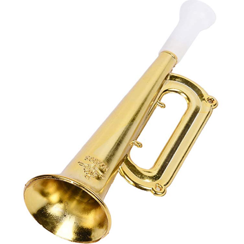 Trompete Metalizado com Apito - 1 Un