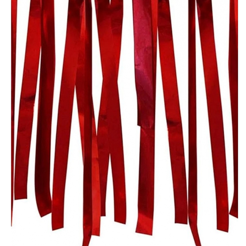 Varal de Fitas Metalizadas 10 Metros Vermelho
