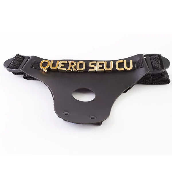 CINTA PENIANA PERSONALIZADA QUERO SEU CU BRASIL FETICHE