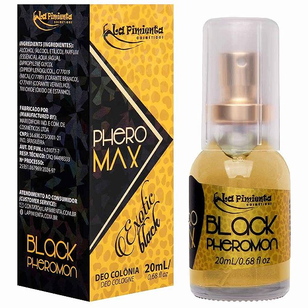 PHERO MAX PERFUME FEROMONIO EXOTIC BLACK