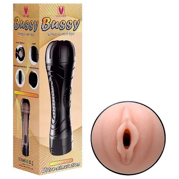 MASTURBADOR LANTERNA EM CYBERSKIN EM FORMATO DE VAGINA