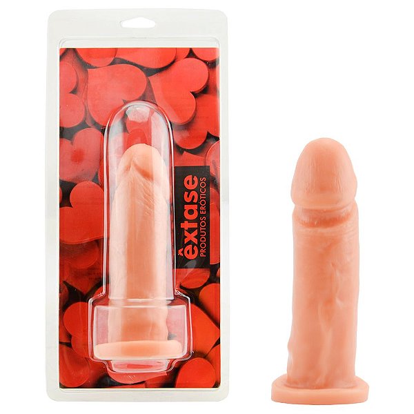 PRÓTESE SEM VIBRO 15X4CM EXTASE - MAN03