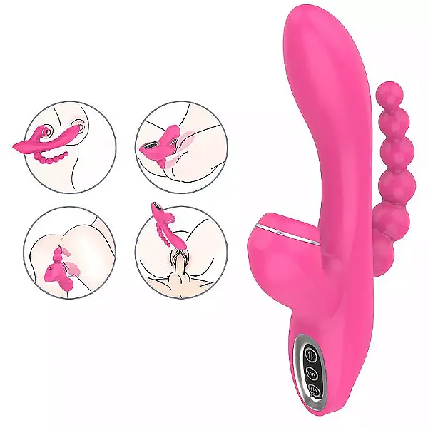 VIBRADOR ABEL 3 MODOS DE SUCÇÃO E 7 MODOS DE VIBRAÇÃO
