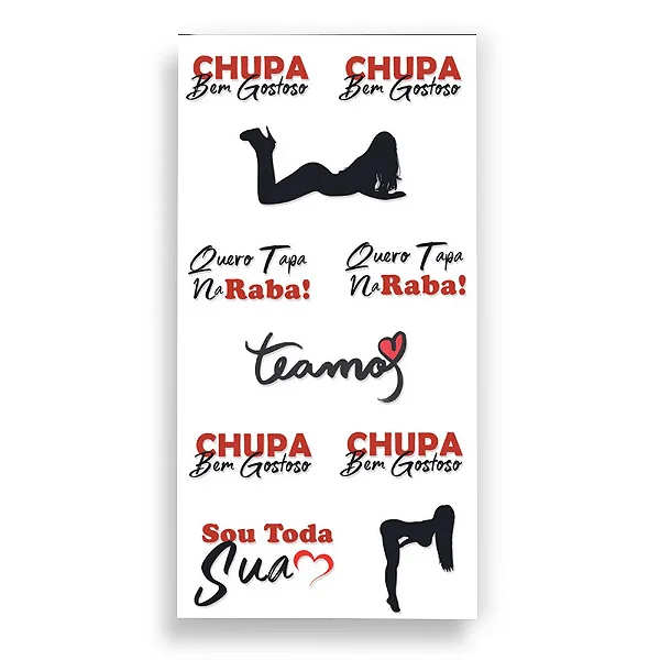 TATUAGEM EROTICA  CHUPA BEM GOSTOSO