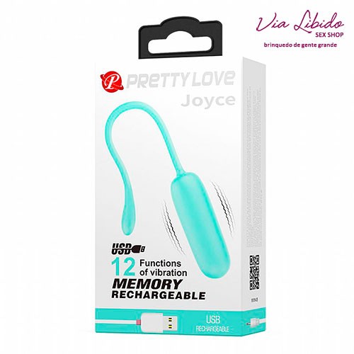 CAPSULA VIBRATORIA PRETTY LOVE COM 12 VIBRAÇÕES JOYCE - 9194 - OV022