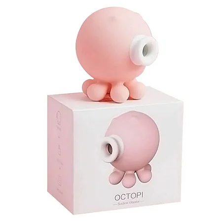 OCTOPI ESTIMULADOR DE CLITORIS FORMA DE POLVO COM 10 MODOS DE SUCÇÃO