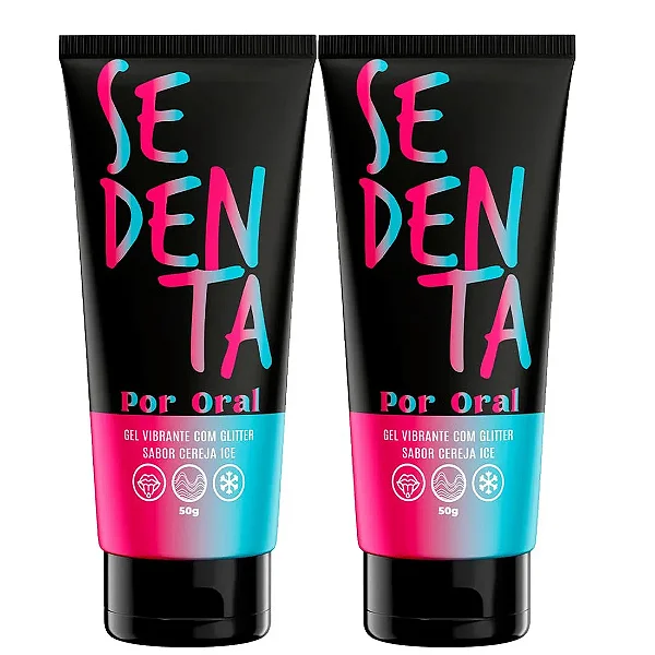 SEDENTA POR ORAL COM GLITTER CEREJA ICE