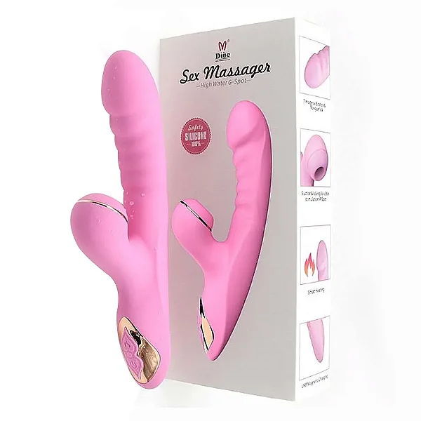 Dibe Massageador de Ponto G e Clitóris com Pulsação