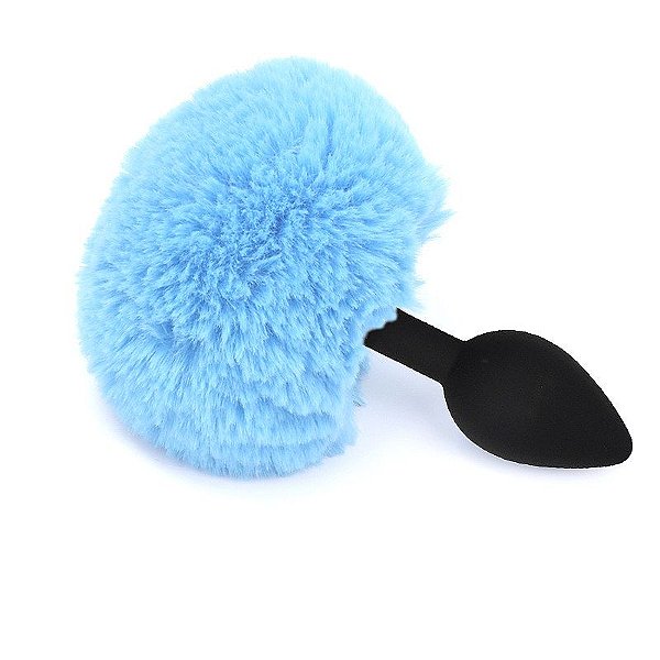 PLUG SILICONADO AZUL TAMANHO G