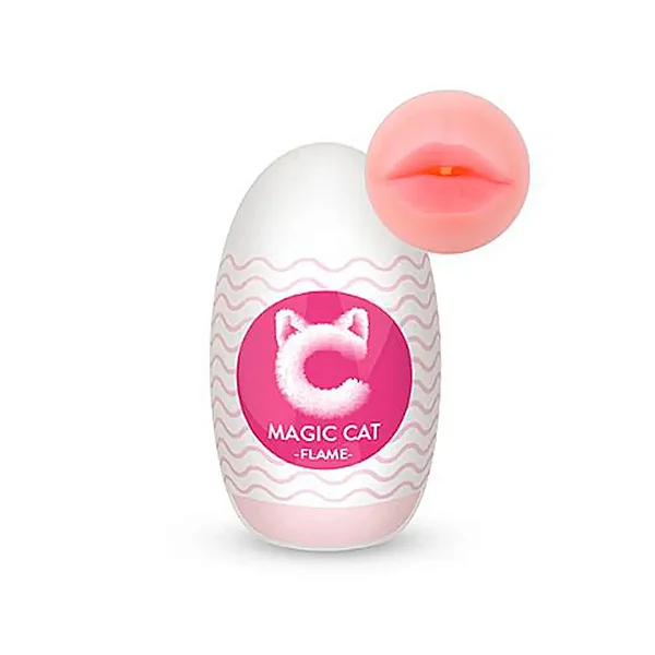 Magic Cat Flame Egg em CyberSkin Formato Boca