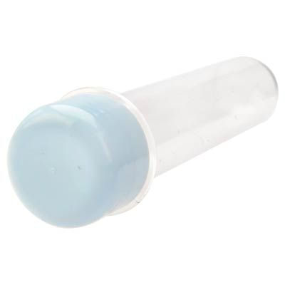 Tubete Grande 12cm com Tampa Azul Claro - 10 Un