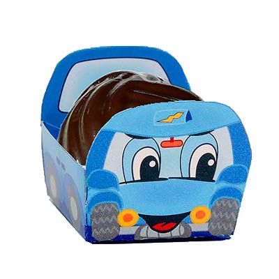 Micro Forminha para Doces Carrinho Azul 24 Un