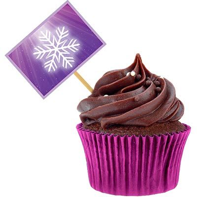 Lolipop para Cupcake Especial Frozen - 10 Un