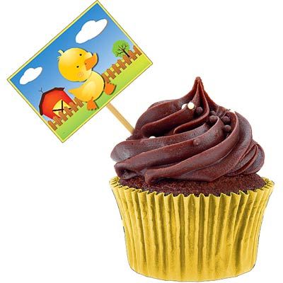 Lolipop para Cupcake Especial Fazendinha - 10 Un