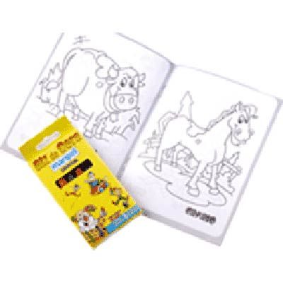 Livrinho Para Colorir com Giz de Cera