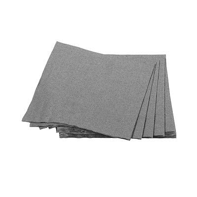 Guardanapos de Papel 24cmx24cm Liso Prata - 20 Un