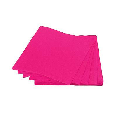 Guardanapos de Papel 24cmx24cm Liso Pink - 20 Un