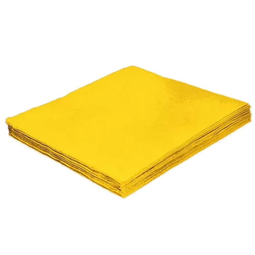 Guardanapos de Papel 24cmx24cm Liso Amarelo - 20 Un