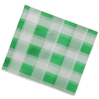 Guardanapo Pequeno 20x23cm Xadrez Verde - 50 Un