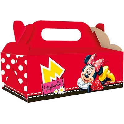 Caixa para Viagem Minnie Vermelha - 04 Un