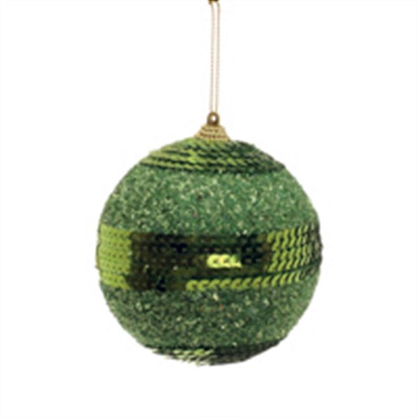 Bola com Lantejoula Verde 30 cm (Bolas)