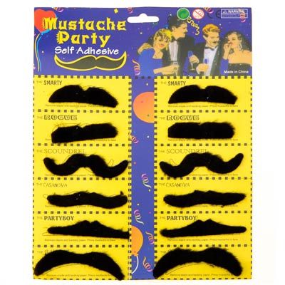 Bigode em Modelos Variados - 12 Un