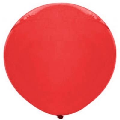 Balão Big Gigante Bexigão 25" Liso Vermelho - 1 Un