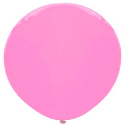 Balão Big Gigante Bexigão 25" Liso Rosa Claro - 1 Un