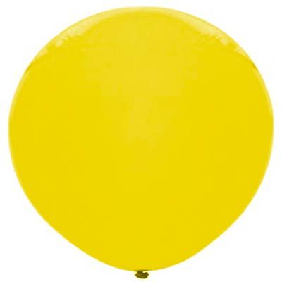 Balão Big Gigante Bexigão 25" Liso Amarelo - 1 Un