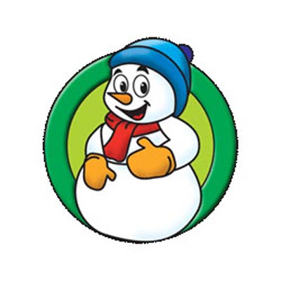 Aplique Decorativo PEQUENO Boneco de Neve - 10 Un