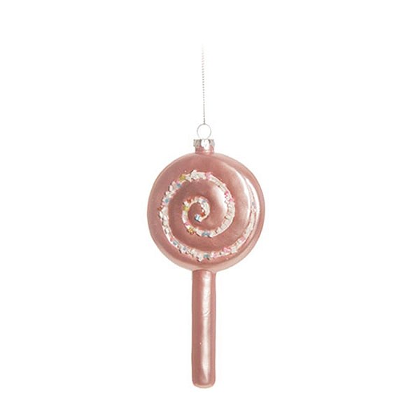 Pirulito para Pendurar Rosa e Branca (Bakery) - 6 Un