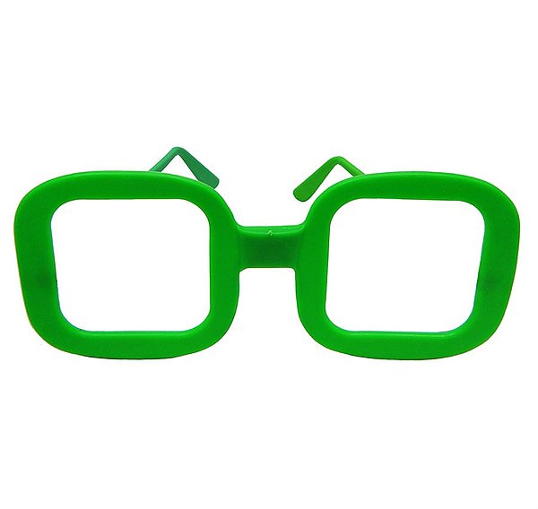 Óculos Colorido Quadrado - 10 Un