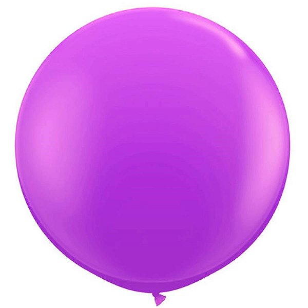 Balão Big Gigante Bexigão 25" Liso Roxo - 1 Un
